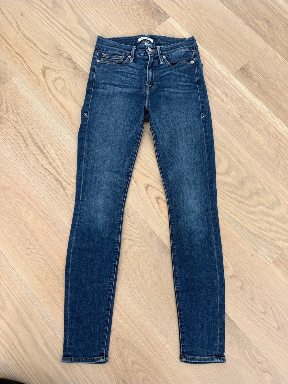 Good American Good Legs High Rise Skinny Jeans Dark Wash Size 4/27